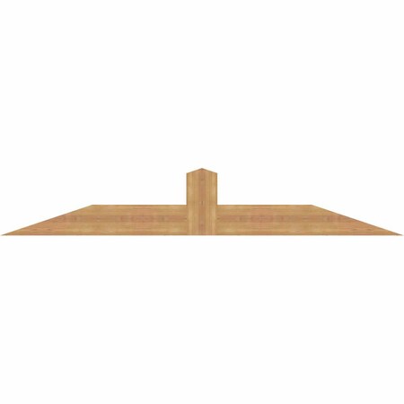 Ekena Millwork Portland Smooth Timber Gable Bracket, Western Red Cedar, 72"W x 12"H x 1 1/2"D x 5 1/2"F, 4/12 Pitch GBW072X12X0206POR00SWR